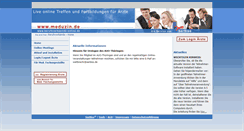 Desktop Screenshot of meduzin.de
